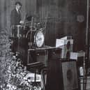 The Beatles pictured on stage at Harrogate's Royal Hall in March 1963. (Picture courtesy of George McCormick)