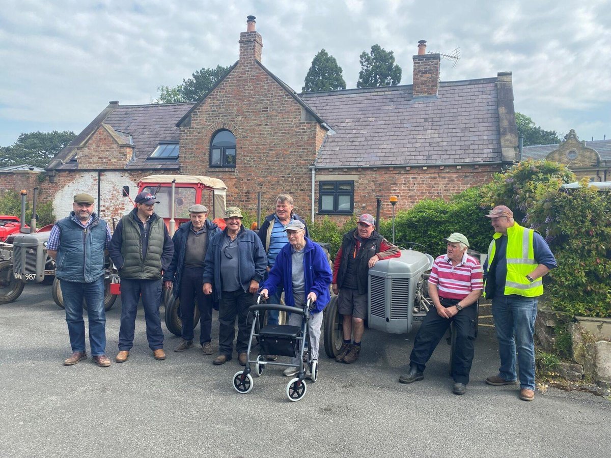 Tractor run for former club chairman and lifelong enthusiast Brian