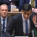 Prime Minister Rishi Sunak speaks during Prime Minister's Questions in the House of Commons, London.