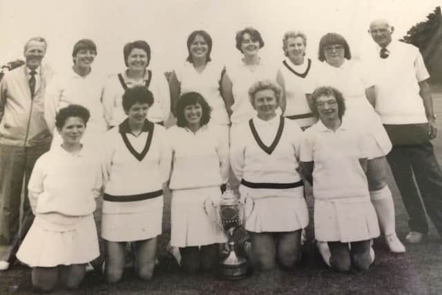 Glasshouses ladies team including county players (Pic credit: GCC)
