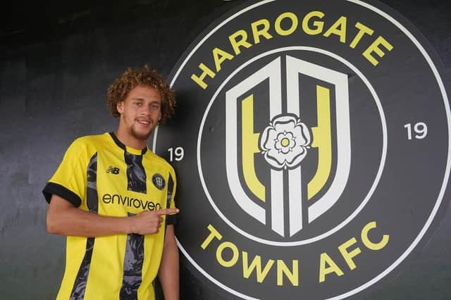 Stephen Duke-McKenna has joined Harrogate Town on a two-year deal. Picture: Harrogate Town AFC