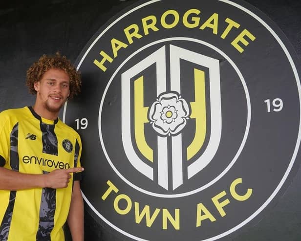 Stephen Duke-McKenna has joined Harrogate Town on a two-year deal. Picture: Harrogate Town AFC