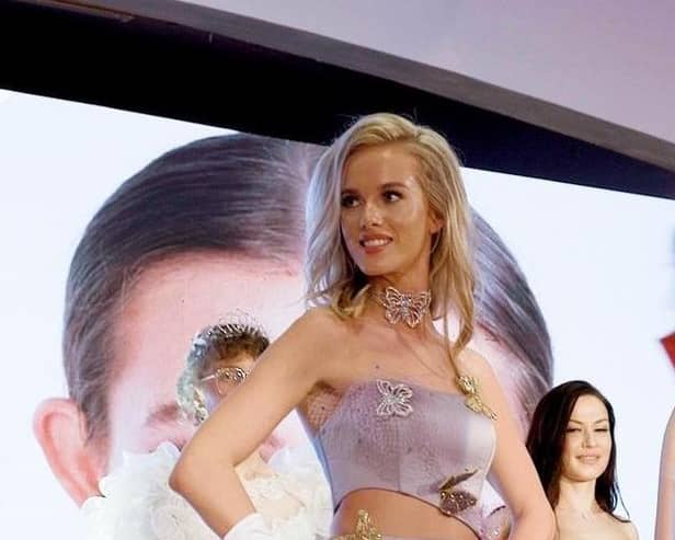 Harrogate’s Chloe McEwen, 22, narrowly missed on Miss England glory, coming an impressive fifth at the event won by Miss Newquay Milla Magee, 23, who became the first ever size 16 Miss England. (Picture contributed)