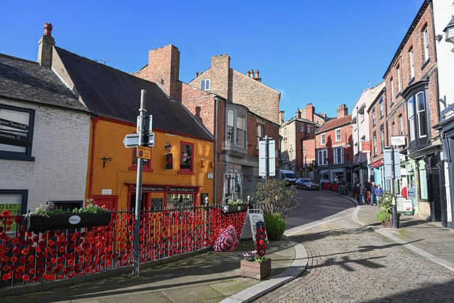Kirkgate street Ripon prepares for a vibrant Easter bank holiday party