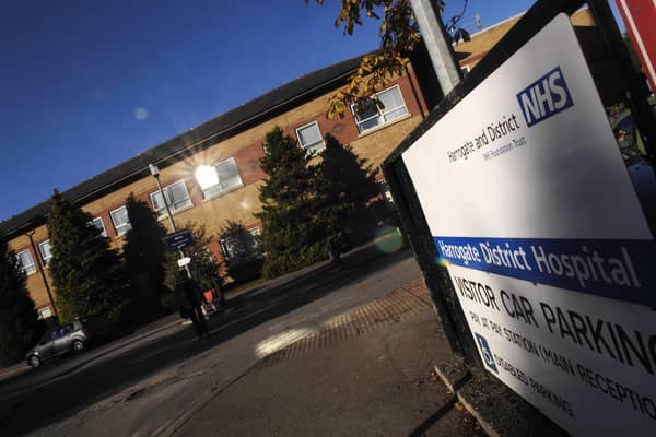The new report says Harrogate District Hospital is ranked number five in the most expensive hospitals in England for one hour stays.(Picture 101020M1)