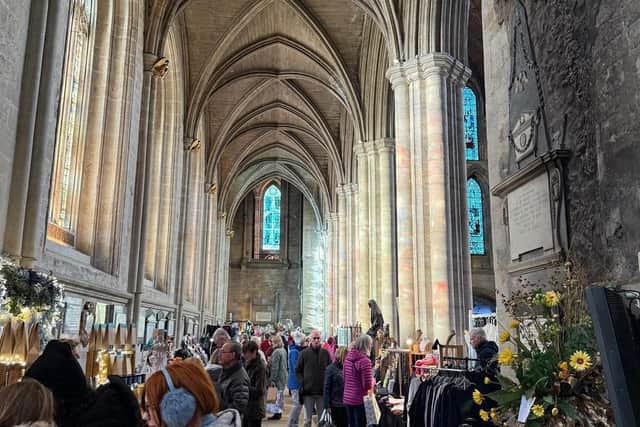 Inside Ripon Cathedral - The Rt Revd and Rt Hon Lord Rowan Williams has added his name to a new letter issued by the Cathedral Support Group backing the revised version of £8 million plans to build a new annex. (Picture contributed)