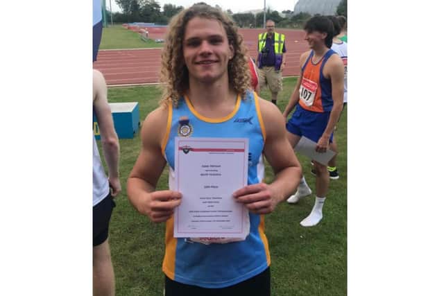 Isaac Henson has won a top ten place in the U20 nationals representing North Yorkshire.
