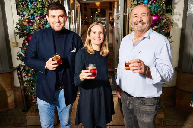 Harrogate Spring Water and West Park Hotel have joined forces to create a new festive non-alcoholic mocktail