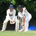 Cameron Martin batting for Bilton CC. Picture: Gerard Binks