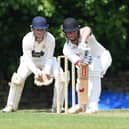 Cameron Martin batting for Bilton CC. Picture: Gerard Binks