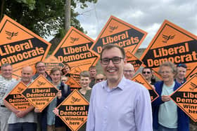 A win predicted in Harrogate for LIb Dems - Tom Gordon, Lib Dem parliamentary candidate for Harrogate and Knaresborough, said: “It is clear that our message is resonating."