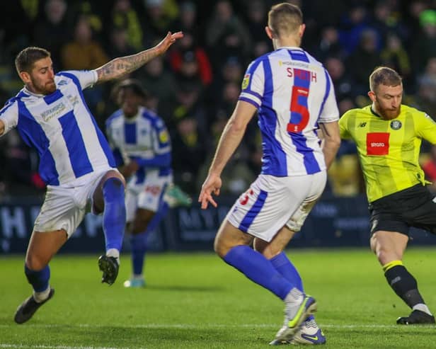 Harrogate Town have lost both of their previous two home meetings with Colchester United, going down 3-1 at Wetherby Road last season, but did manage to beat the U's on the road earlier this term. Pictures: Matt Kirkham