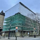 Harrogate and Wetherby-based Elite Scoffolding Ltd said it had been important they treated Herald Buildings with respect as an important facet of Harrogate’s townscape. (PIcture contributed)