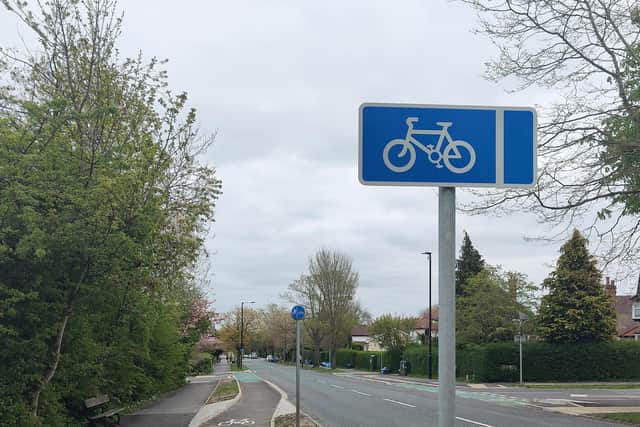 Otley Road cycle path