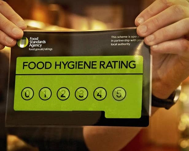 A food hall and garden centre in Harrogate has been given a new food hygiene rating by the Food Standards Agency