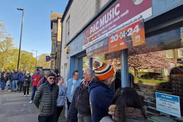 Excitement over Record Store Day: Harrogate’s oldest independent record shop P&C Music is expecting to see big queues for RSD at 6 Devonshire Place in Harrogate this Saturday. (Picture contributed)