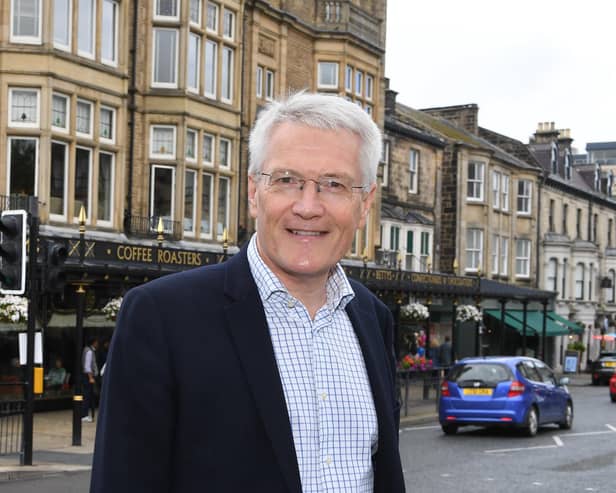 Harrogate MP Andrew Jones said he raised concerns which have been highlighted to him by residents about the Hay-a-Park Barratt development in Knaresborough (Picture Gerard Binks)