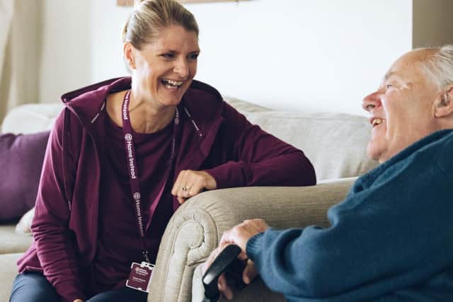 Smiles all round for our clients and care professionals