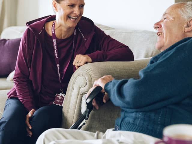 Smiles all round for our clients and care professionals