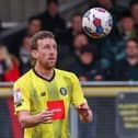 Tom Eastman made his Harrogate Town debut against Sutton United. Pictures: Matt Kirkham