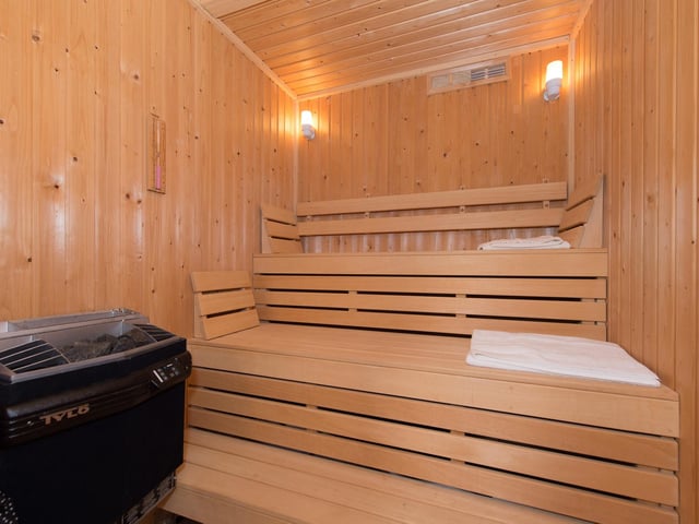 The sauna facility within the spa complex.