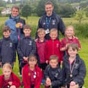 Jonny Brownlee paid a visit to Belmont Grosvenor School in Harrogate to inspire pupils at their sports day