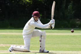 Eddie Batchelor contributed useful runs as Pateley Bridge CC climbed out of the Theakston Nidderdale League Division One relegation zone. Picture: Gerard Binks