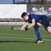 Tom Gugan scored a stunning goal for Harrogate Men's 1st XI. Picture: Gerard Binks