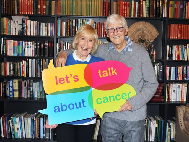 The late Sir Michael Parkinson CBE  with his wife Mark - Yorkshire Cancer Research said it was with great sadness that it learned about the death at the age of 88 of the charity’s patron. (Picture Yorkshire Cancer Research)