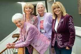Win a makeover and be with Annie Stirk, Bernadette Gledhill, Rachel Peru and Christine Talbot (wearing Joe Browns SS24 collection at Rudding Park). Picture by Kate Mallender