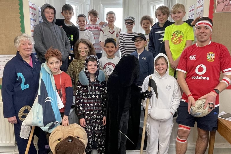 Pupils and teachers at Belmont Grosvenor School dressed up as their favourite book characters