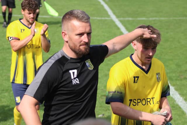 Brewers boss Ryan Qualter was able to enjoy a victory in his first competitive game in charge of the club.