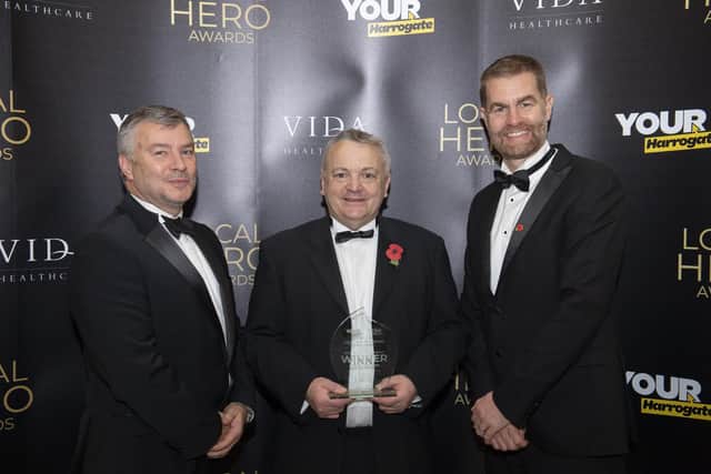 Phil Ko Ferrigno picked up the Sporting Achievement Award at the Local Hero Awards 2022