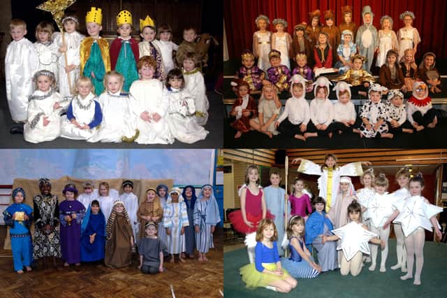 We take a look at 21 photos looking back at Christmas nativity plays at schools across the Harrogate district over the years