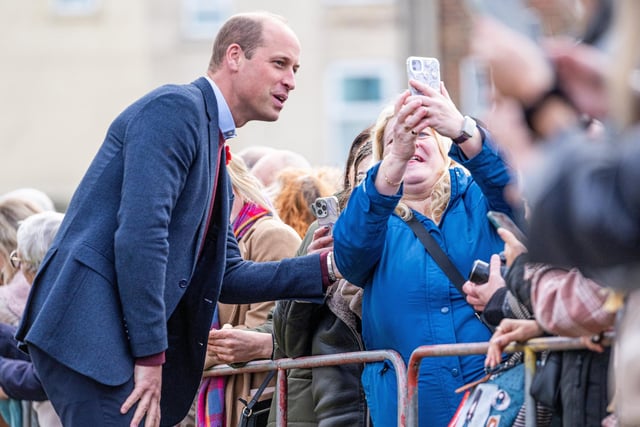 The Prince and Princess of Wales attend The Street In Scarborough.