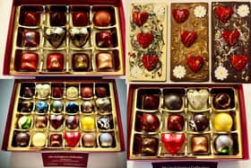Pictured: Edible and nutritional chocolates made by Ben Ellis Pastry Chef & Chocolatier.