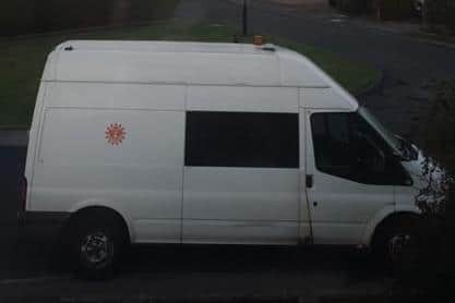 North Yorkshire Police have issued an appeal to help find a white transit van that was stolen in Harrogate last week