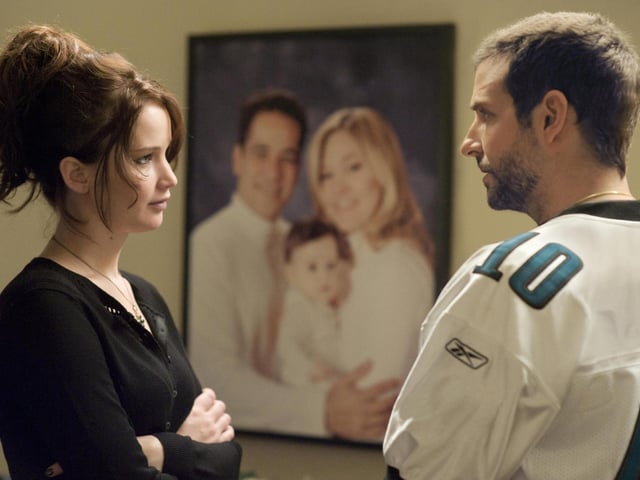 The critically acclaimed Silver Linings Playbook sees Pat (Bradley Cooper) released from a psychiatric hospital determined to win back his estranged wife. He meets a young widow, Tiffany (Jennifer Lawrence), who offers to help him get his wife back if he enters a dance competition with her.