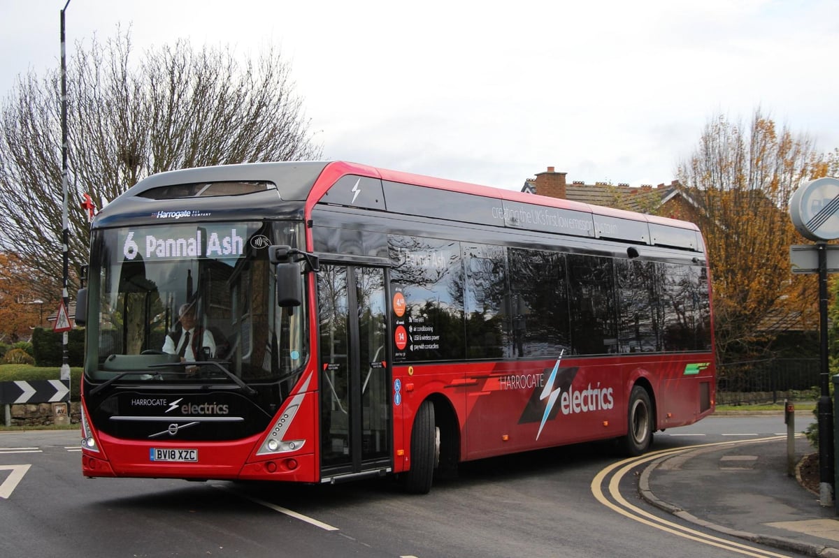 This is when Harrogate new £21 million electric bus fleet will be launched and what passengers can expect
