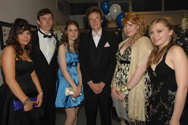 King James's School in 2009 - Chloe Ledgeway, Jamie Best, Hayley Lee, Peter Barnett, Sasha Buck and Kate Ormrod