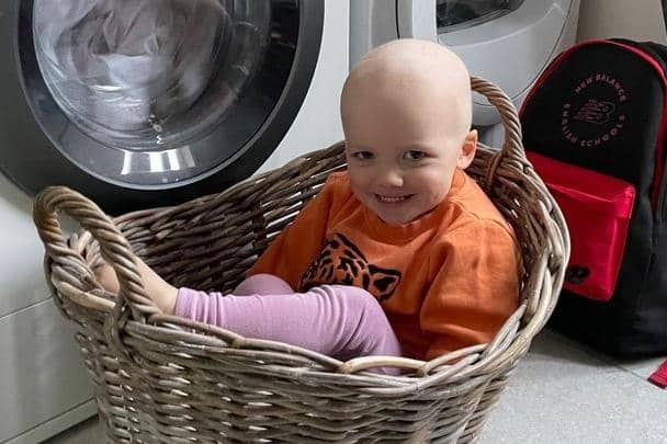 The Harrogate mother of two-year-old Georgina set up a charity appeal after her daughter was diagnosed with a brain tumour.
