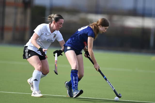 Harrogate's Grace Schofield-Mell on the attack.