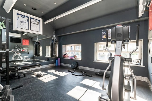 A state-of-the-art gymnasium has plenty of adaptable space.