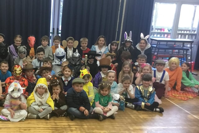 Pupils at Fountains Church of England Primary School dressed up as their favourite book characters