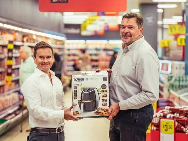 Utilita CEO Bill Bullen and Iceland MD Richard Walker launch Shop Smart, Cook Savvy.
