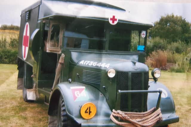 Important role - The sort of army ambulance Harrogate's Sheila Pantin drove in the Second World War.