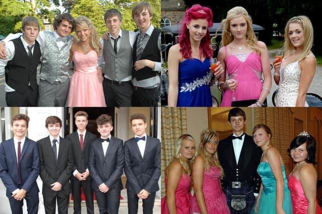 We take a look at 15 fantastic photos from proms at schools across the Harrogate district over the years