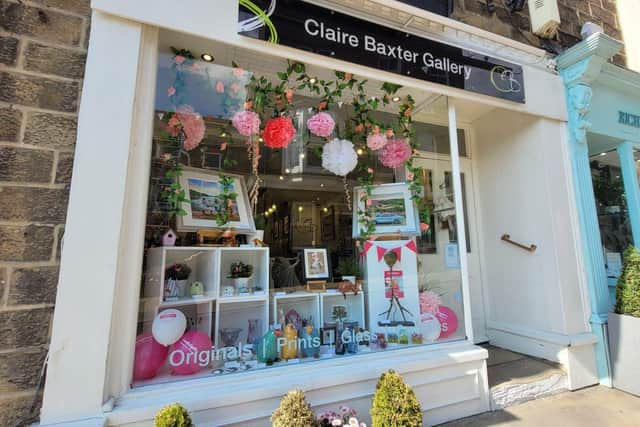 This week we are in the company of Claire Baxter, owner of Claire Baxter Fine Art in Pateley Bridge and Knaresborough