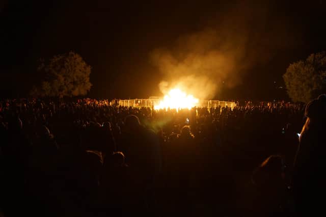 This year's bonfire on Wetherby Ings has been postponed