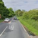 Two men have been injured following a collision involving two cars on Harrogate Road in North Rigton